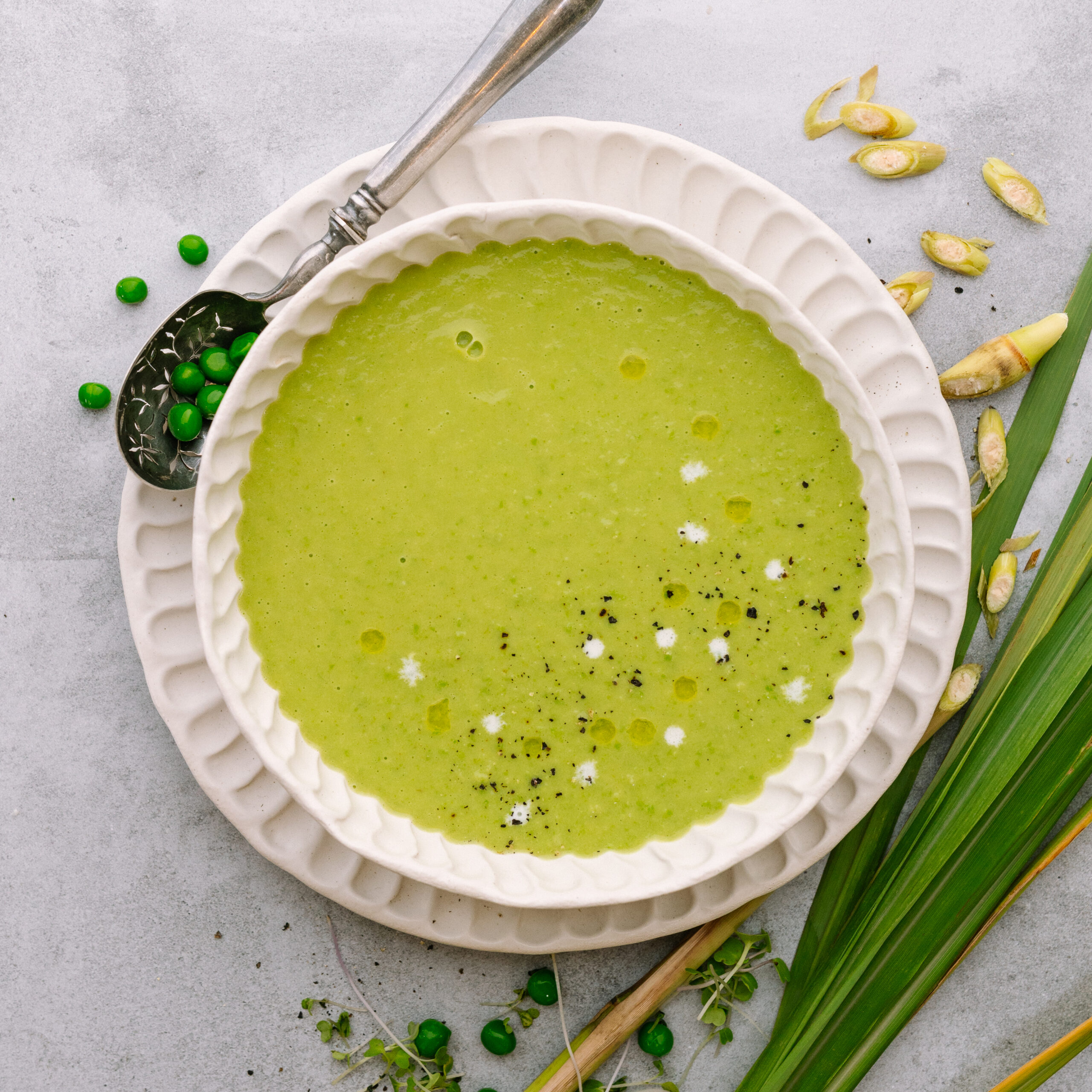 Pea & Coconut Soup