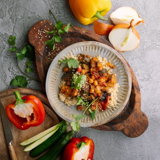 Spiced Vegetable & Apricot Tagine